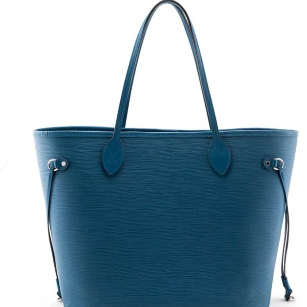 Louis Vuitton Cyan Epi Neverfull MM